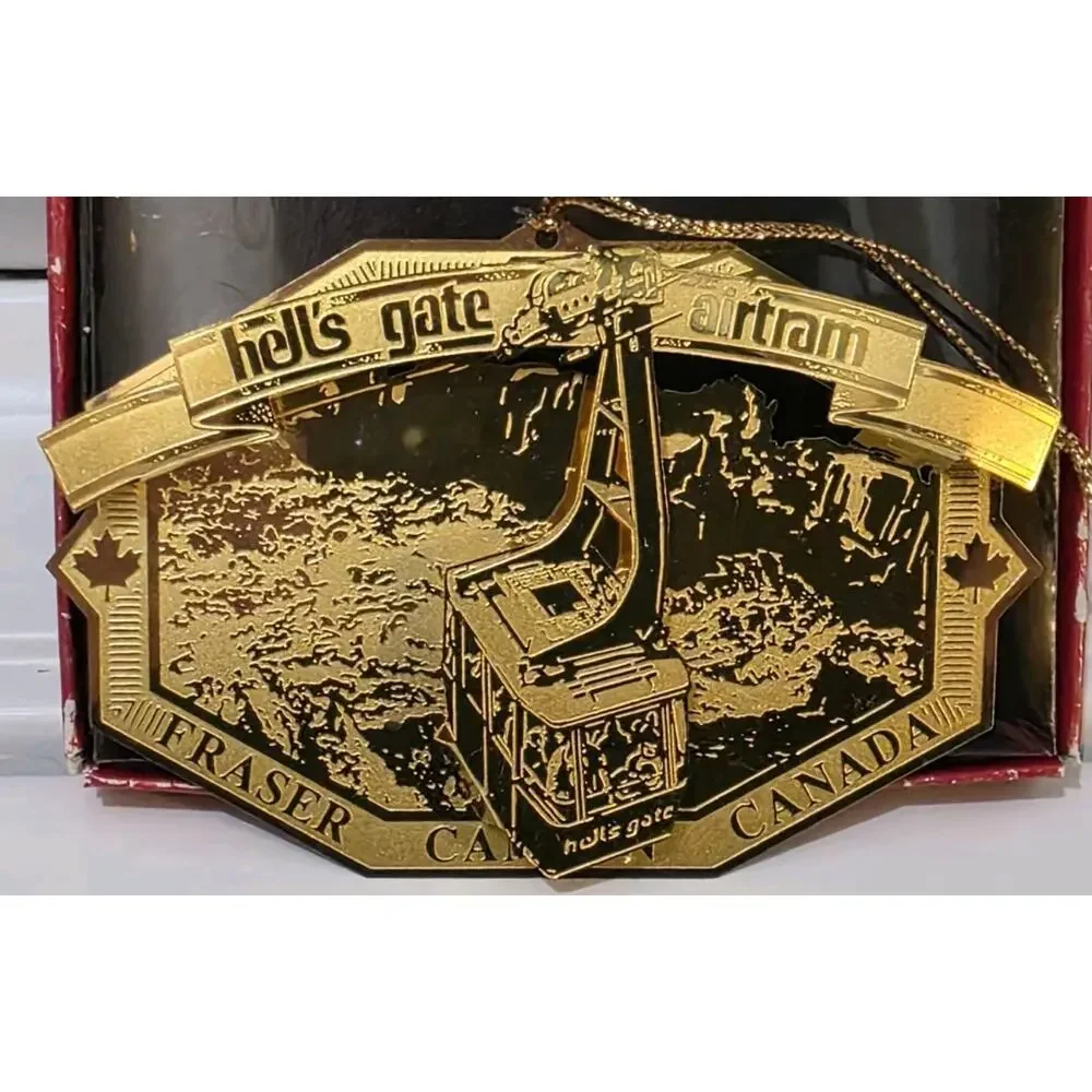 Nation's Treasures Hell's Gate Airtram Fraser Canyon Christmas Ornament